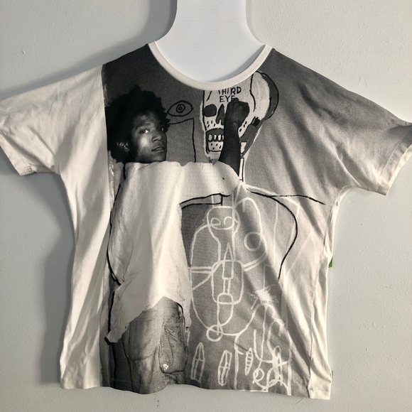 UNI-QLO Basquiat - Warhol Collab T-Shirt - Picture 1 of 6